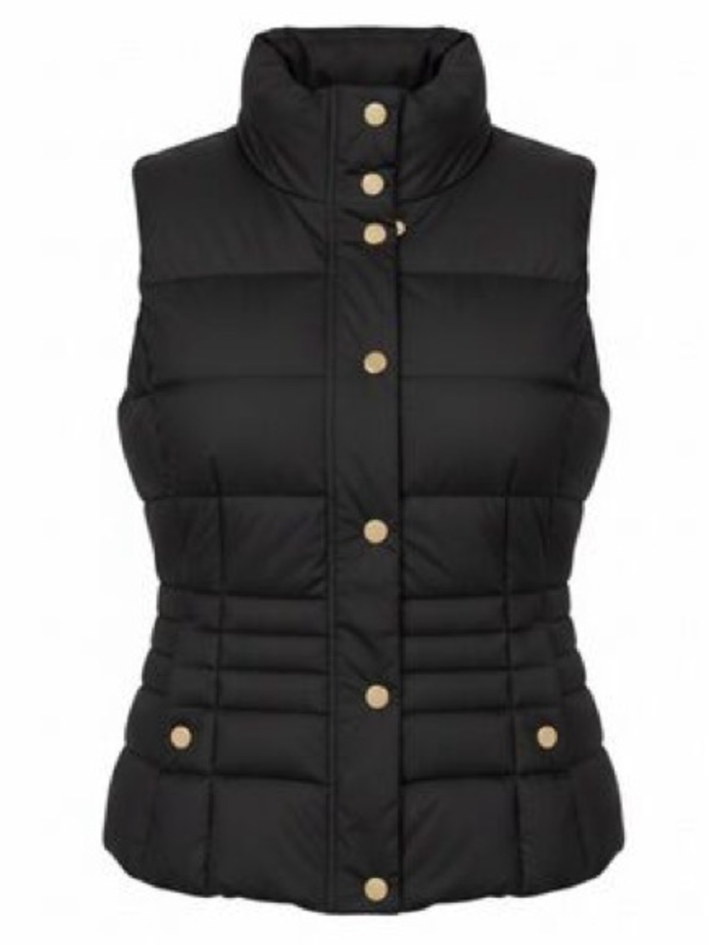 Lilly Pulitzer Jacket Women’s M Down Puffer Vest Isabelle Black Floral Lined
